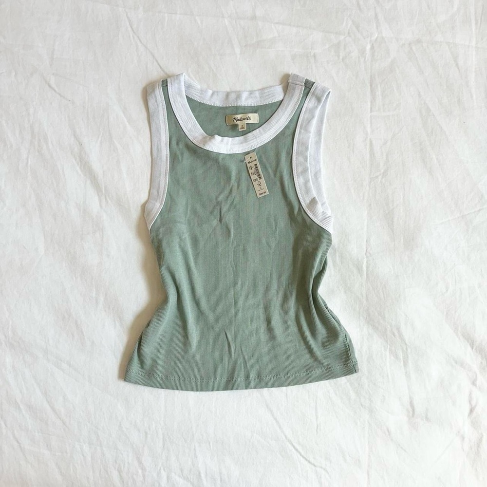 Madewell Aquamarine Tank Top
